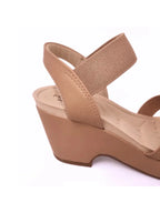 Sandalia Anabela Salto Grosso Plataforma Modare Feminina Ortopédica