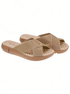 Sandália Chinelo Com Tira Em Elástico Canelado Ortopédico Modare