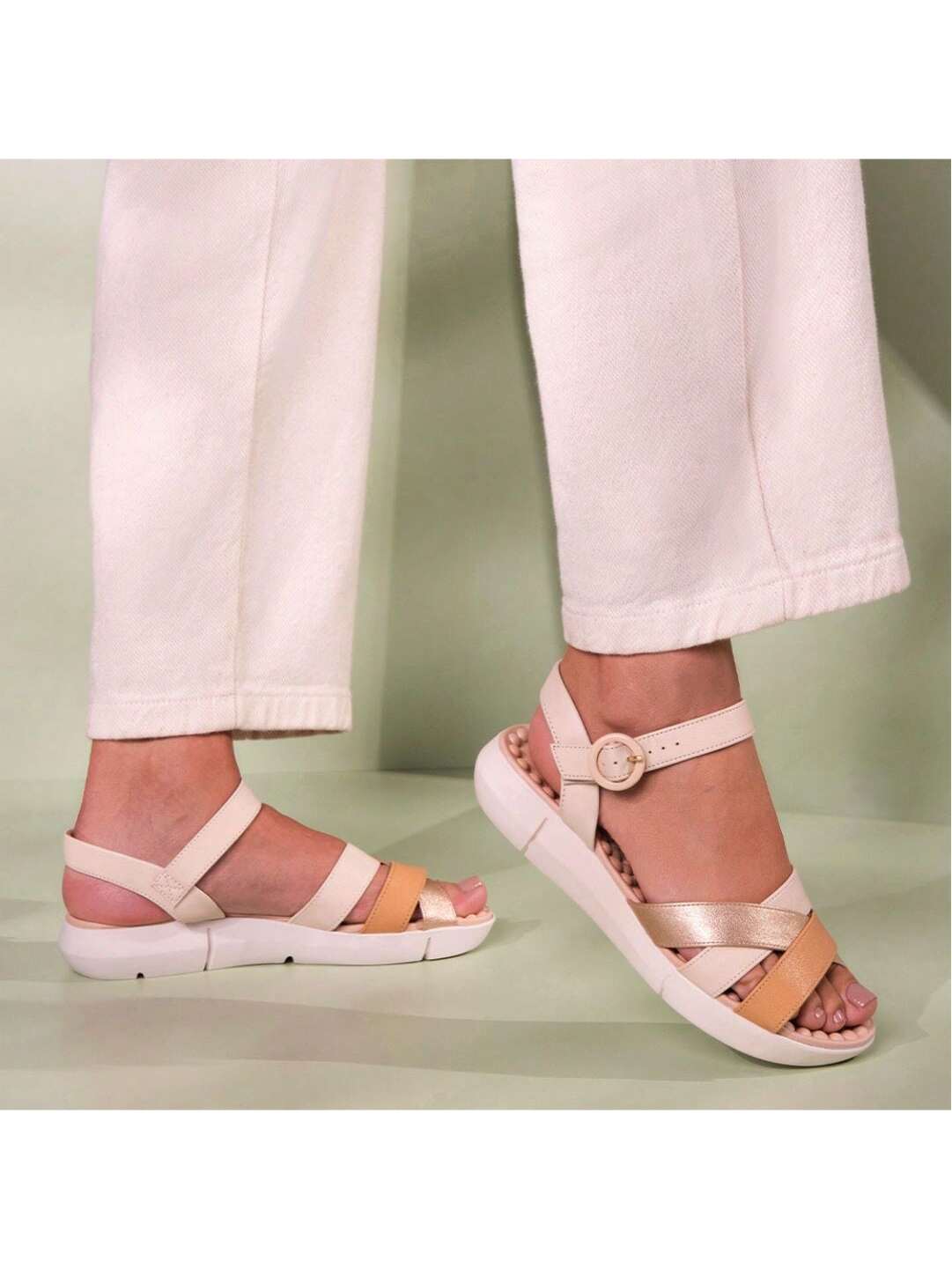 Modare Sandália Anabela Baixa Modare UltraConforto Reflex Sense