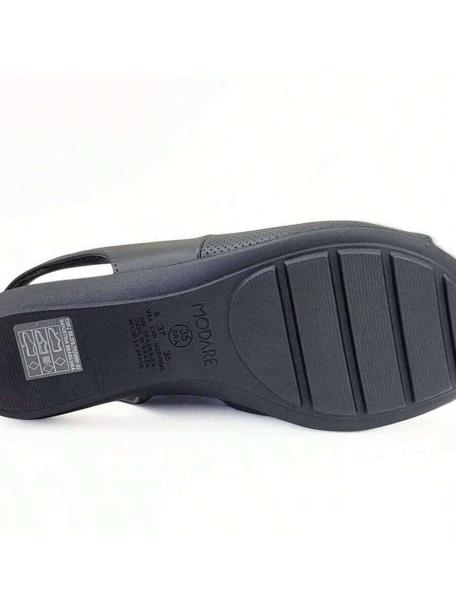 Sandália Baixa Leve Modare Ultra Conforto Elástico Pés Secos