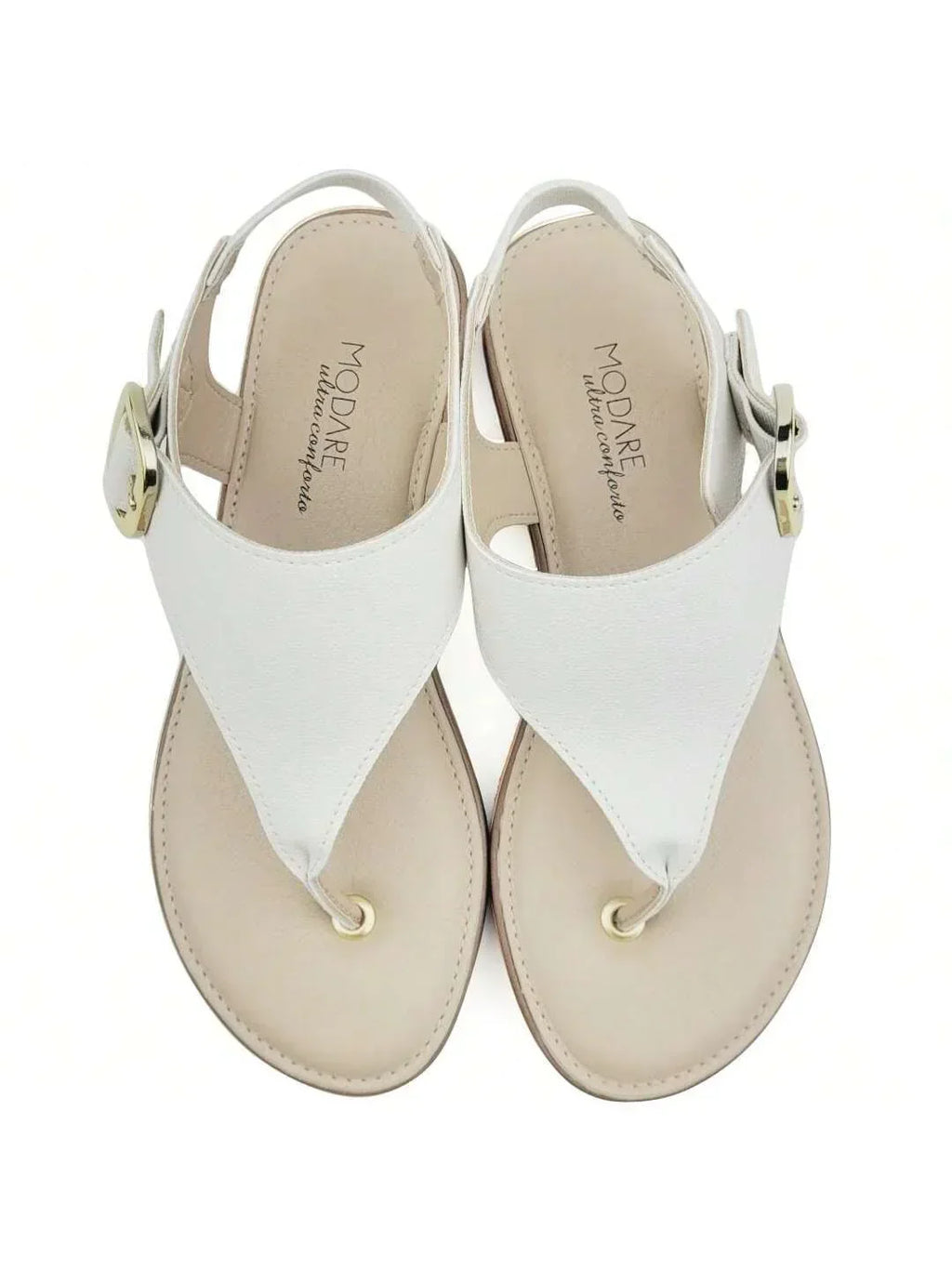 Modare Sandália de Dedos Rasteirinha Modare UltraConforto Elástico