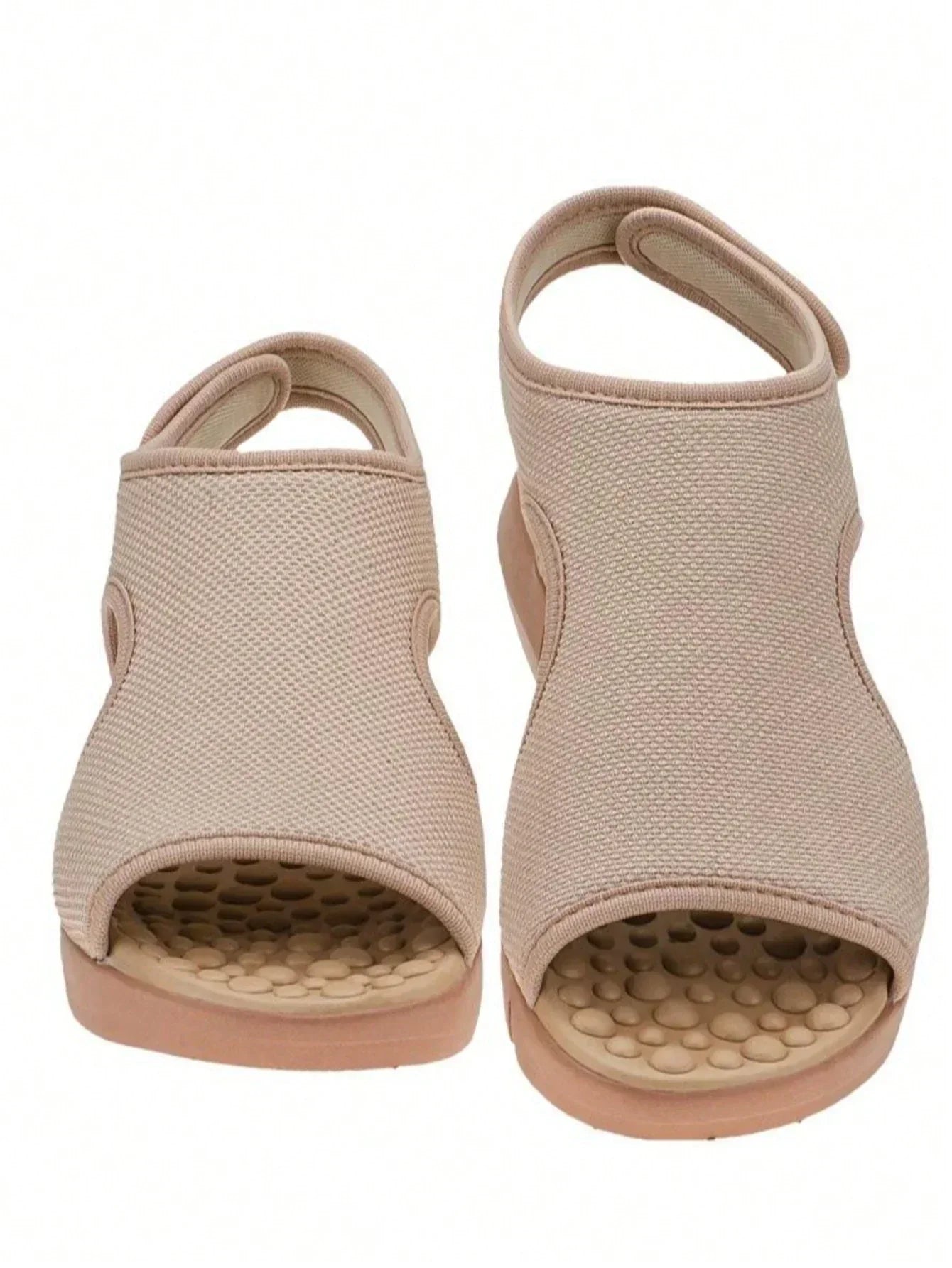 Modare Kit 2 pares Sandália Chinelo Feminino Esporão Chinela Tamanco Ortopédico Massageador