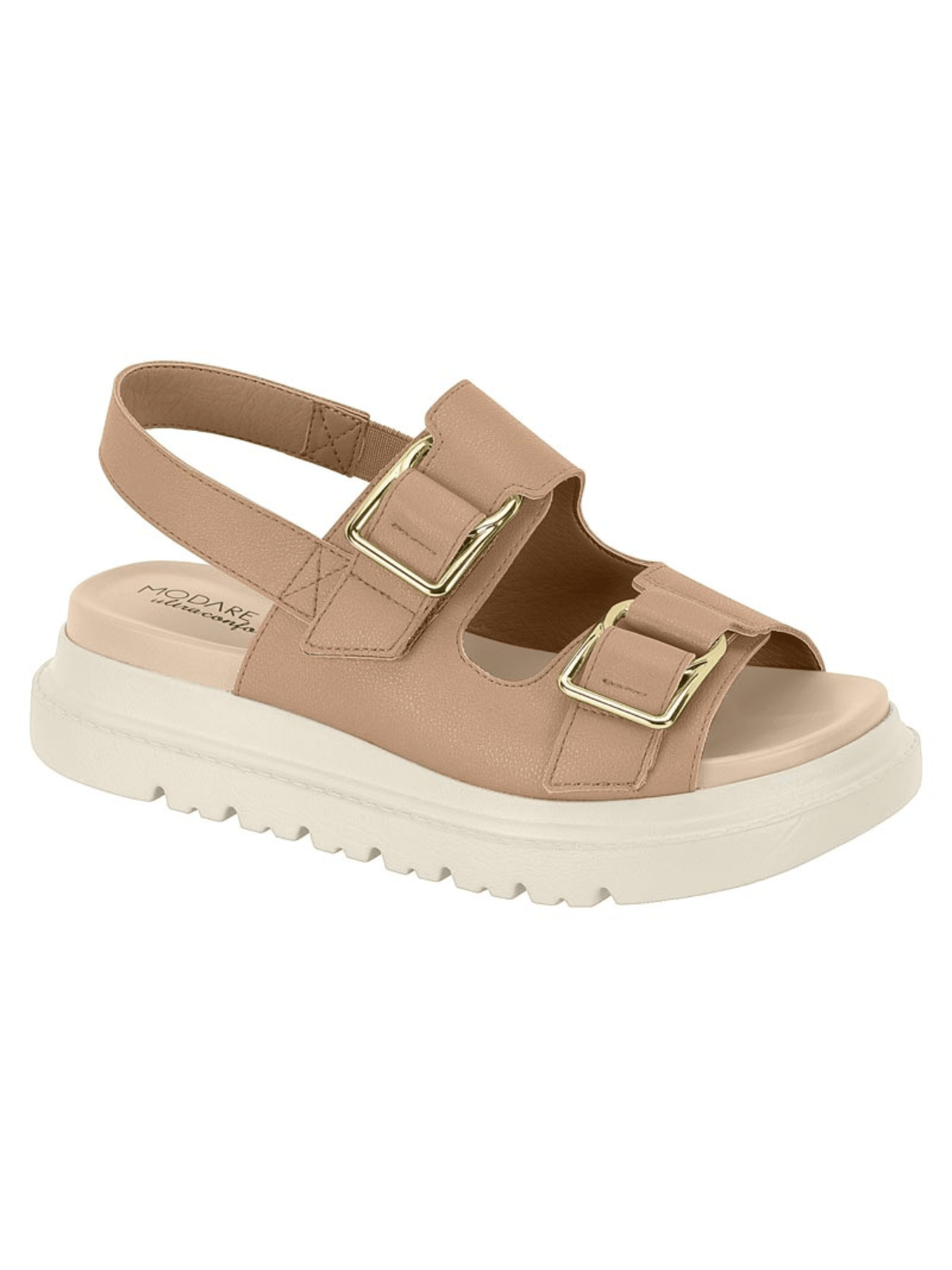 Modare Sandália Plataforma Com Fivela Modare Verão