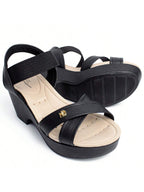 Modare Sandália Modare Anabela Salto Grosso Plataforma Ortopédica