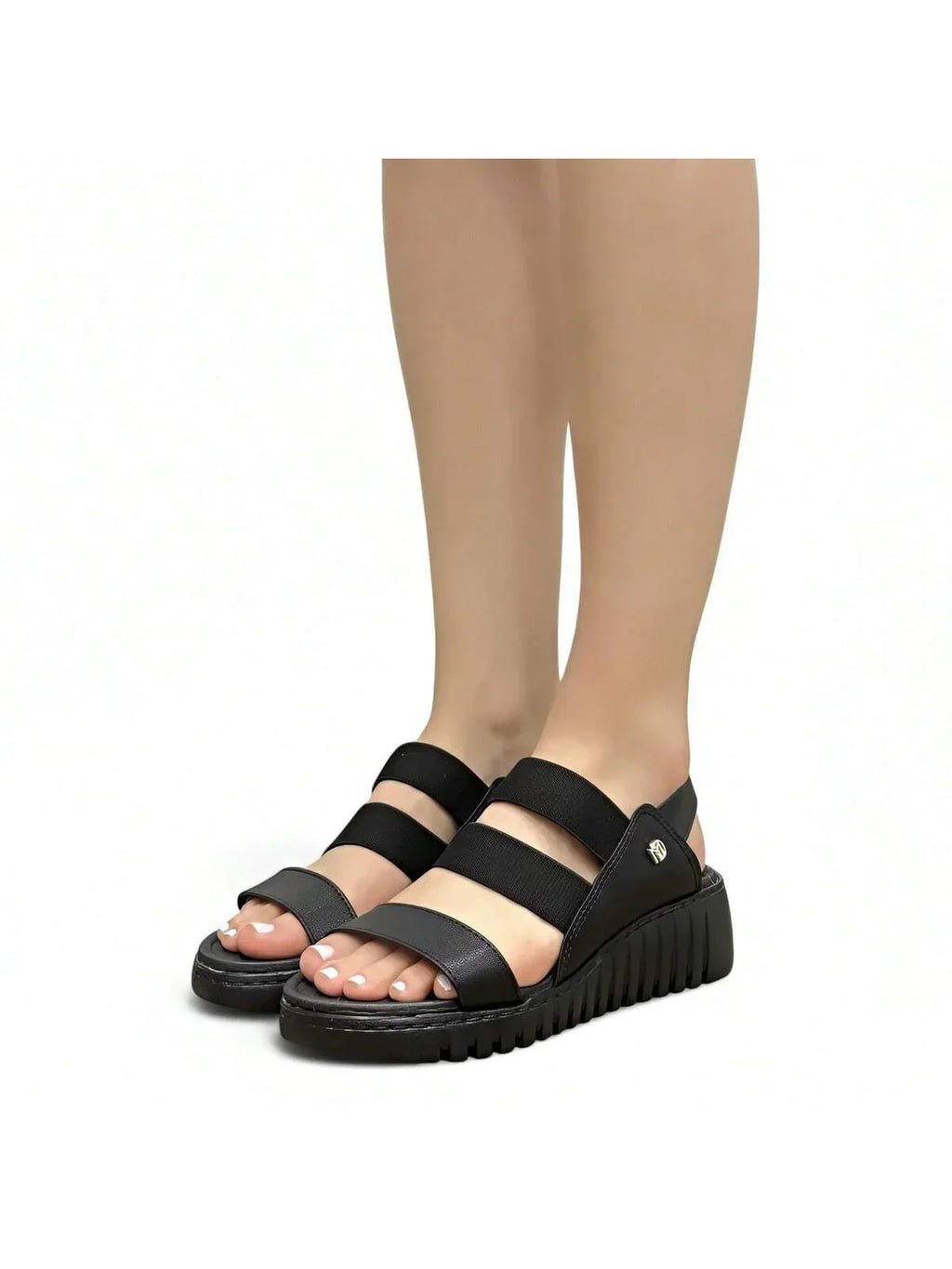 Sandalia Modare Ultra Conforto Anabela Ortopedica