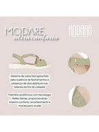 Sandalia Ortopedica Modare Conforto Massageadora Feminina Original