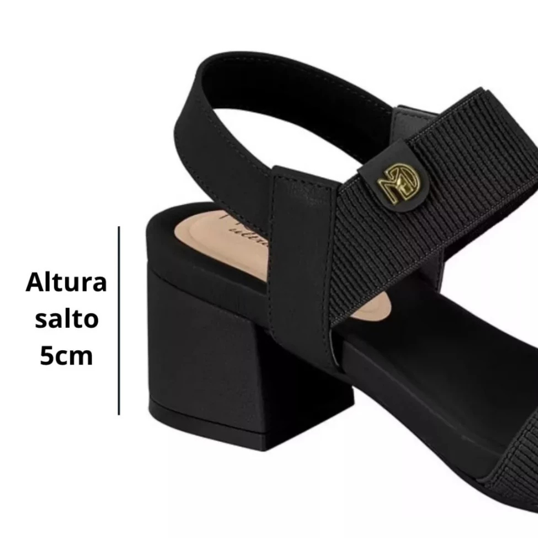 Modare Sandália Modare Feminina Elástico Canelado Float Nature