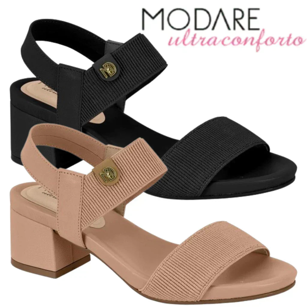 Sandália Ultra Conforto Salto Baixo Anatômica